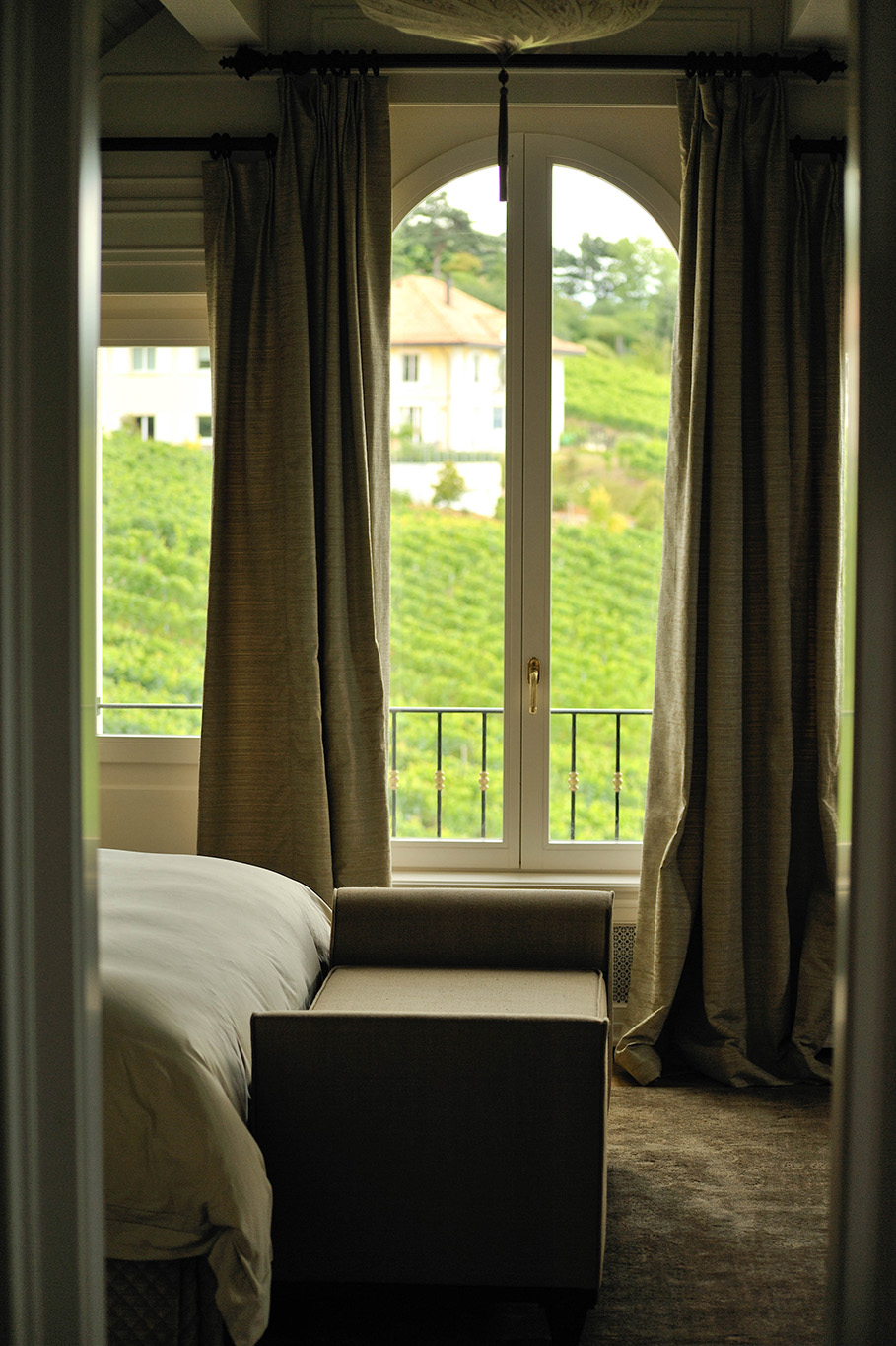 Chambre de maison, design intérieur, Perroy, Genève