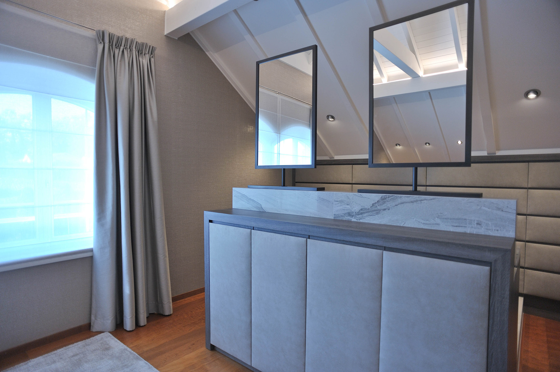 Dressing de maison, design intérieur, Vandoeuvres, Genève